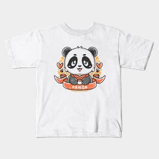 Cute Panda Lover Kids T-Shirt